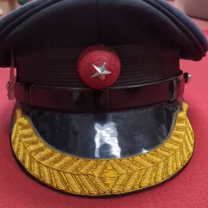 Forces Variety Centre 6 5/8 (?) Dress Cap (19a18)