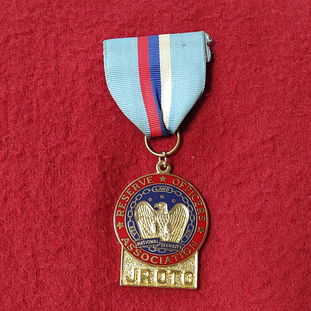 VINTAGE US Army JROTC Reserve Officers Association Medal Etsy