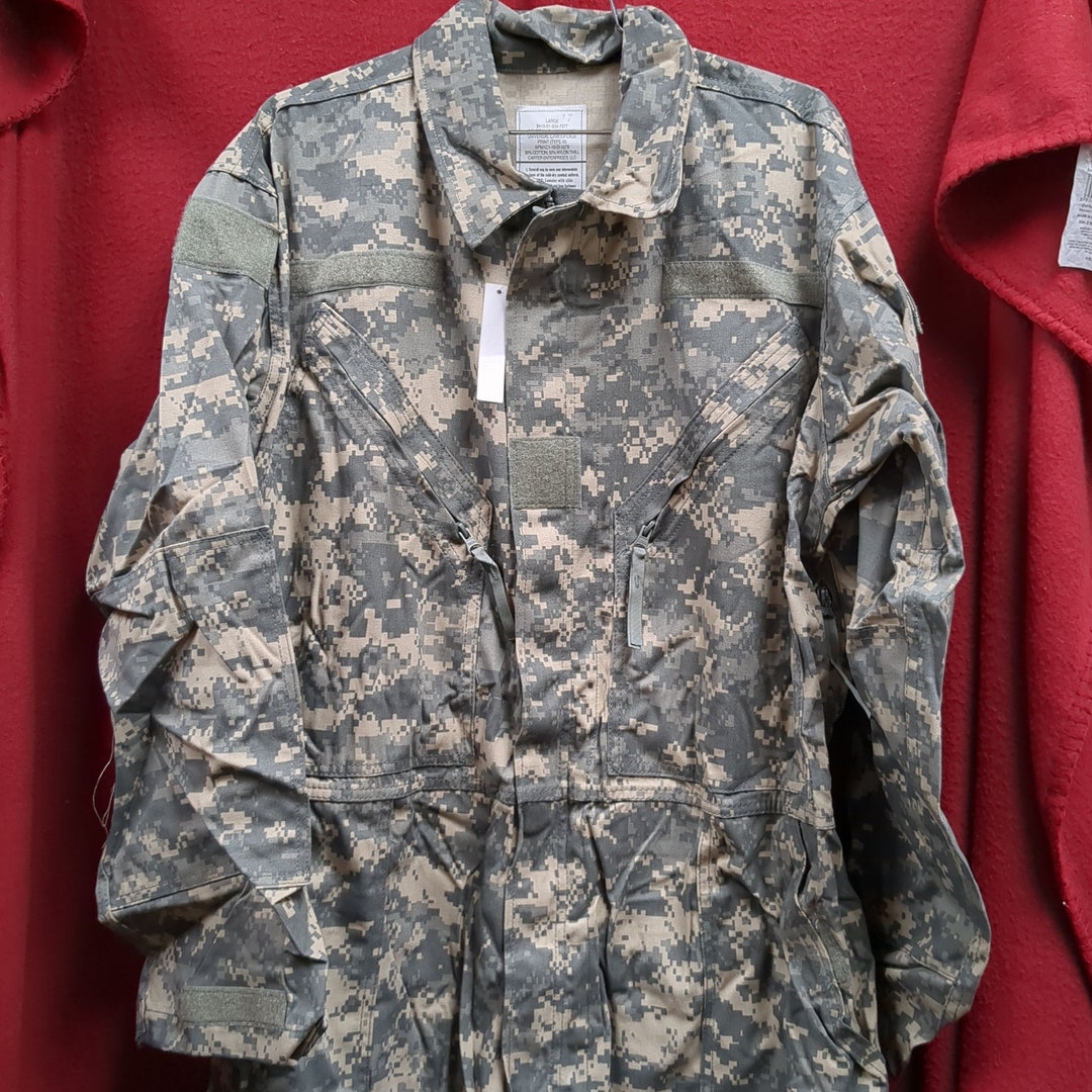 NOS US Army Xlarge Mechanics Coveralls ACU Ucp 7383 Etsy