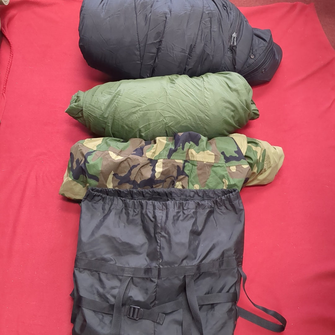 US Army BDU Modular Sleep System 4 Piece Woodland Bivy Great Etsy