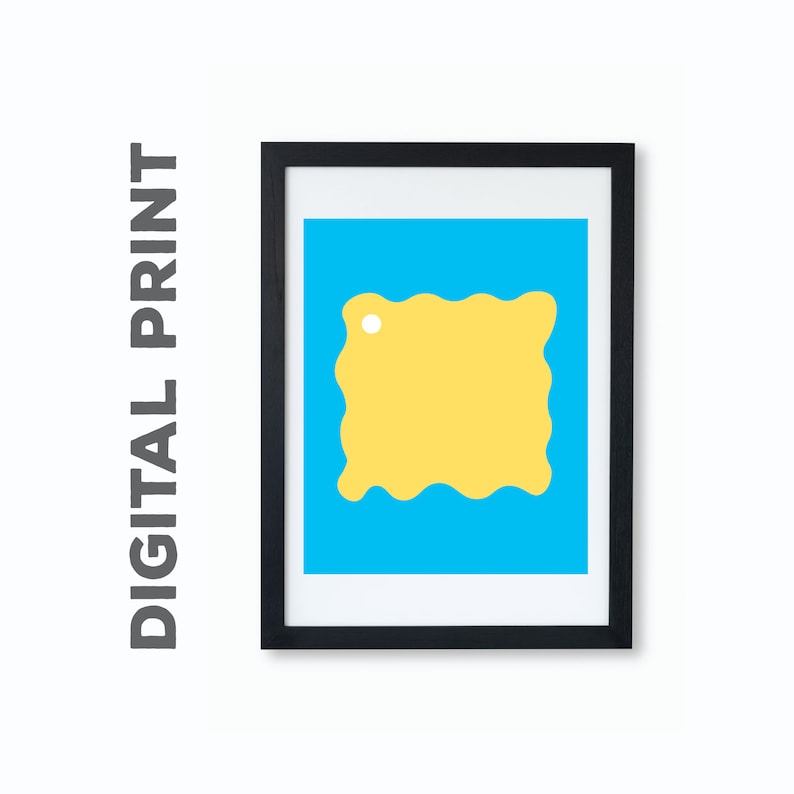 Spongebob Abstract Spongebob Squarepants Fan Art | DIGITAL PDF | Bikini Bottom | Modern ...