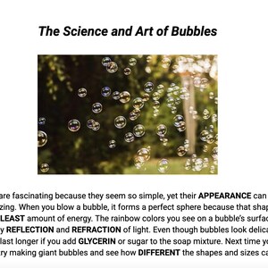 Letterboard Lesson: The Science and Art of Bubbles