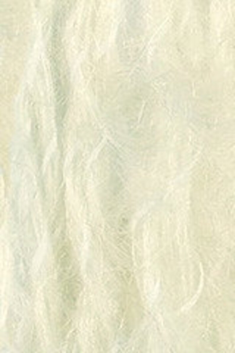 Mohairwolle lockig für Puppenhaare weiß zur Herstellung Haarperücken für Stoffpuppen Puppenhaare Waldorfart Puppenmachen Bild 2