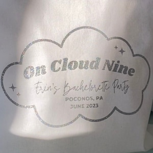 On Cloud Nine Bachelorette/BridalShower Logo Template