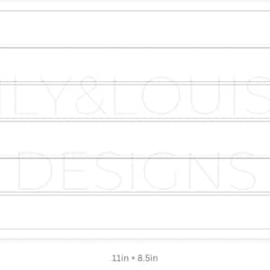 DIY Belly Bands Design/Printing Template image 2