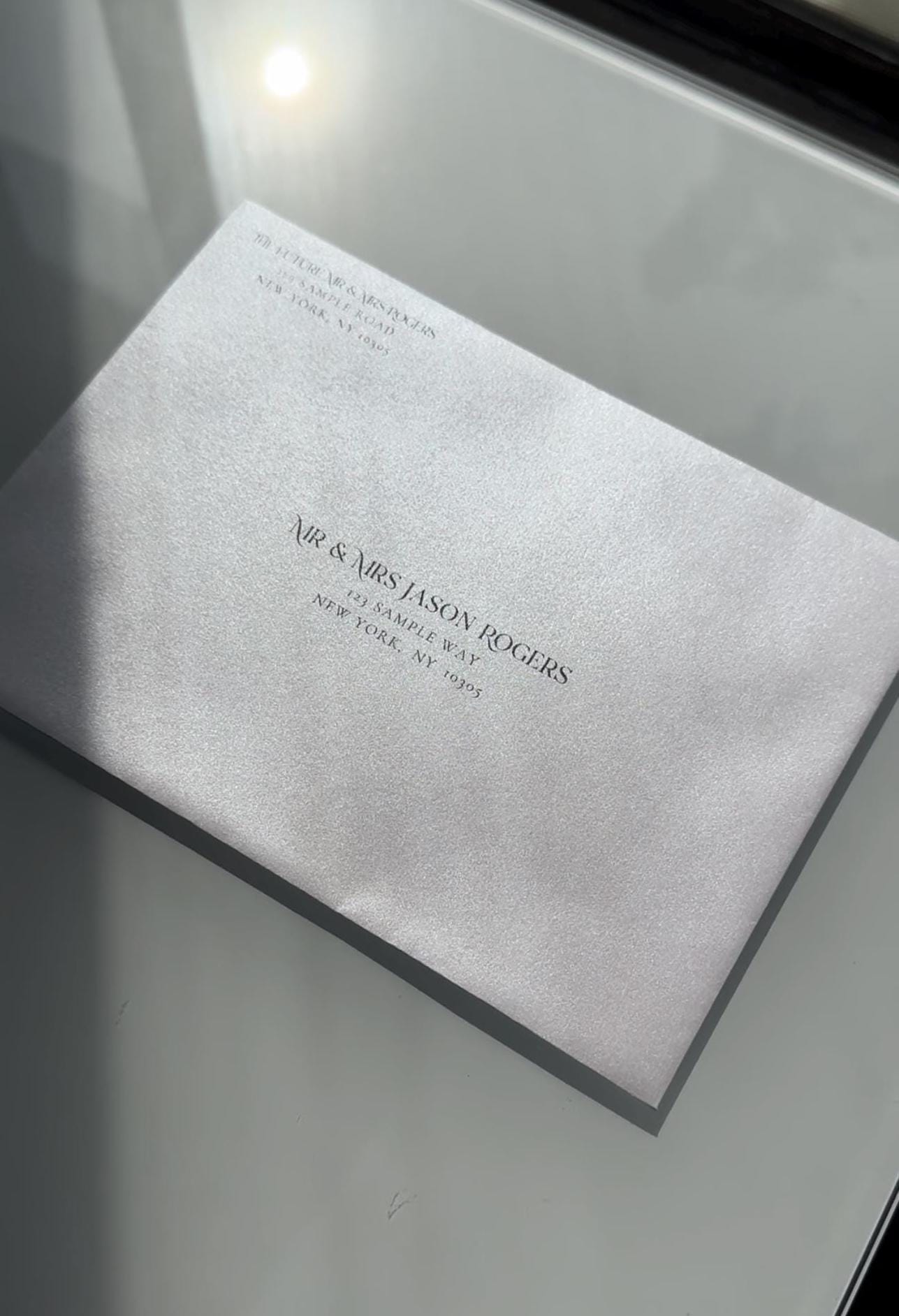 Emma Envelope Addressing Template - Front Printing
