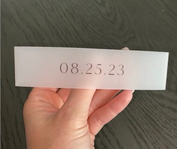 DIY Belly Bands Design/Printing Template