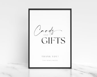 Modern Black&White Cards and Gifts Template