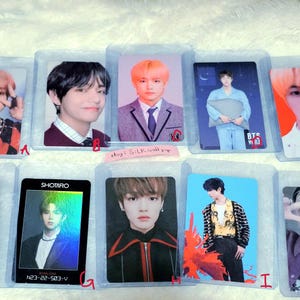 Official Kpop Photocards SM Entertainment [Kai, Baekhyun, EXO, SuperM, NCT Dream, 127, WayV]