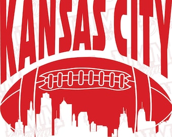 Kansas City Football svg png, pdf, svg files for cricut, vinyl cut file, iron on
