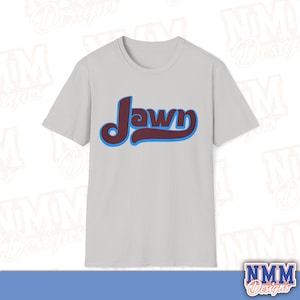 Jawn Philly Baseball-T-Shirt Unisex Softstyle T-Shirt Lässige Sport Fan Shirt Philadelphia Pride Geschenk