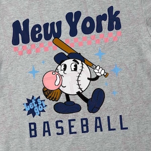Baseball de New York SVG | Fichier Cricut rétro, vinyle découpé et thermocollant PNG/PDF | Design classique pour les amateurs de baseball