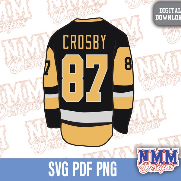 Crosby Jersey svg png, pdf, svg files for cricut, vinyl cut file, for shirts and mugs, iron on School Sports #87
