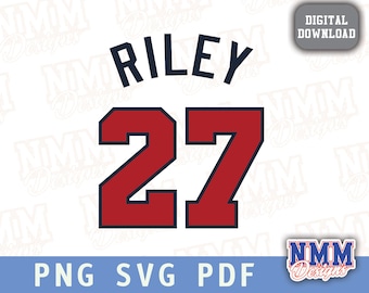 Riley Jersey svg png, pdf, svg files for cricut, vinyl cut file, for shirts and mugs, iron on School Sports