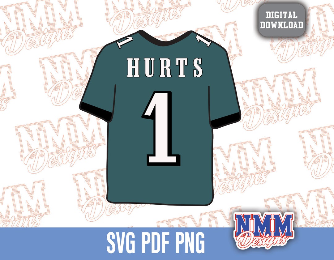 Hurts Jersey Svg Png Pdf Svg Files for Cricut Vinyl Cut Etsy
