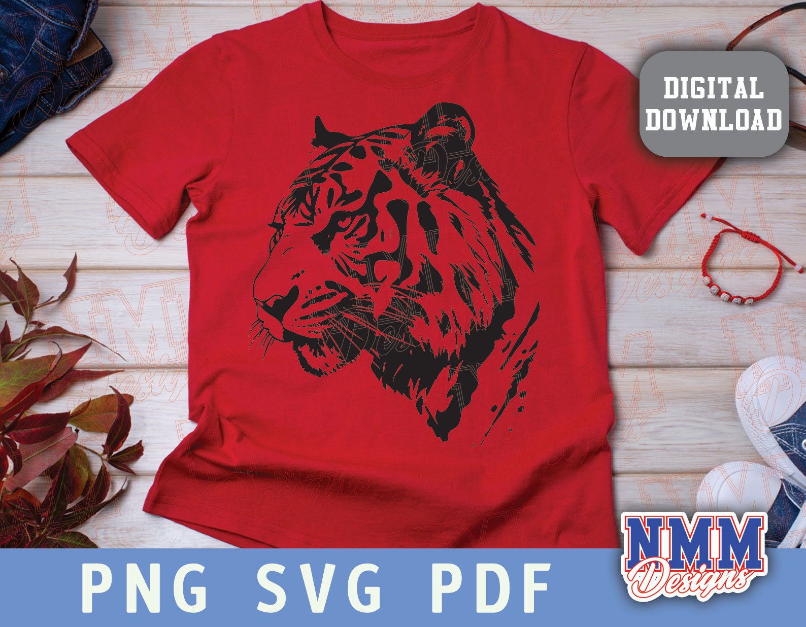 Tiger SVG File: Cricut, Silhouette Cut Files (digital Download) - Etsy