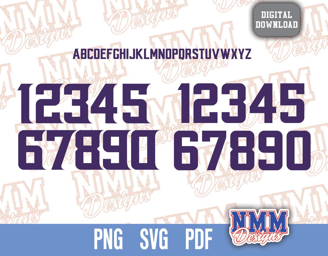 Minnesota Sports Jersey Font SVG: Football Team Letters (digital Cut
