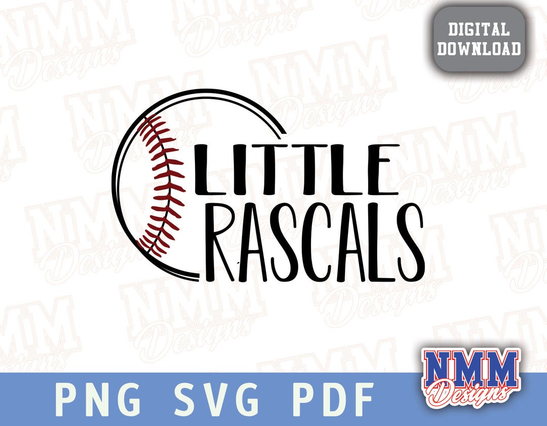 Baseball Little Rascals SVG: Shirt Cut File (digital Download) - Etsy