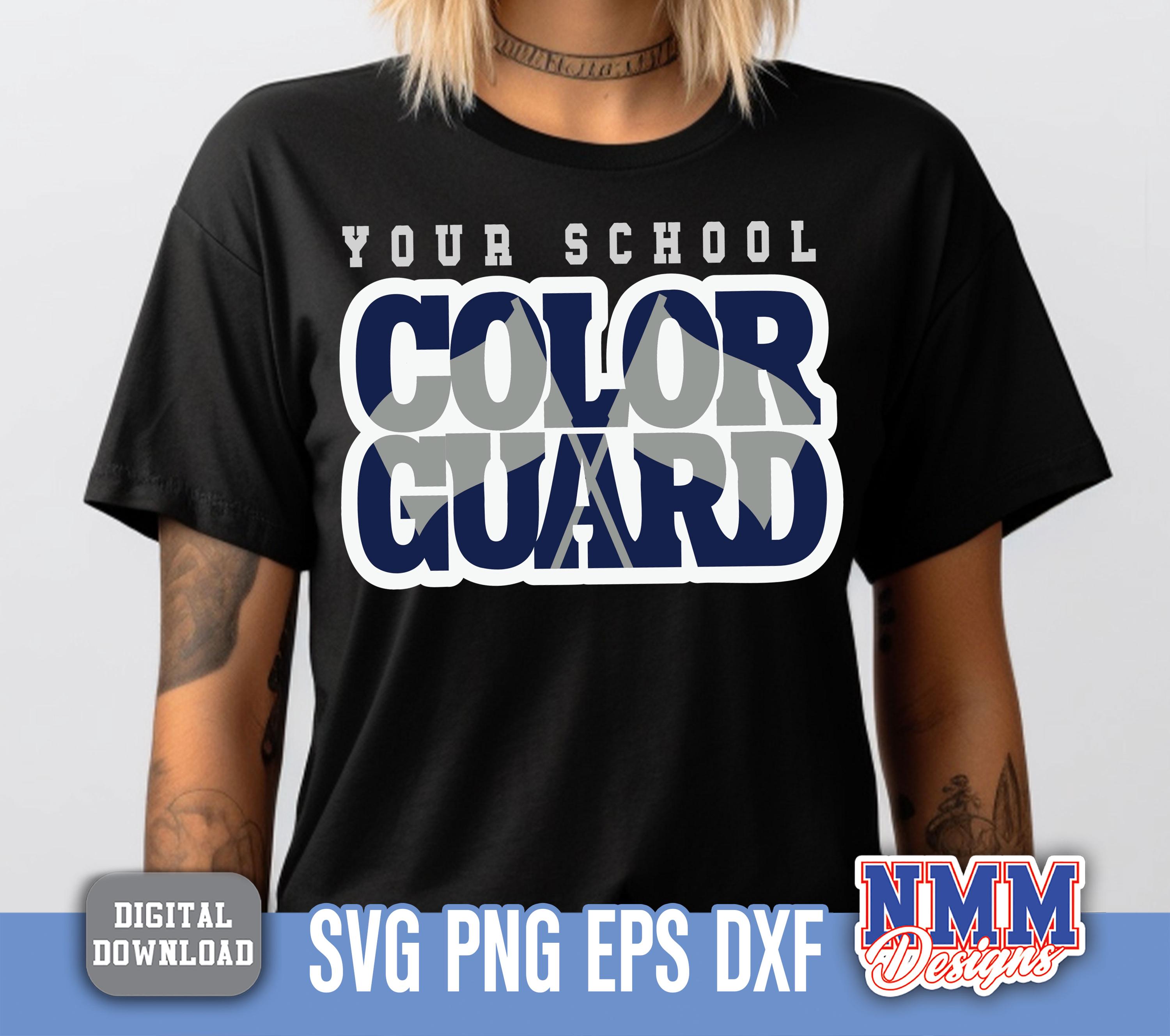 Color Guard SVG: Customizable SVG Files (digital Download) - Etsy