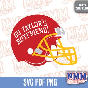 Vai Taylor's Boyfriend! Kelce KC svg png, pdf, arquivos svg para cricut, arquivo de corte de vinil, para camisas e canecas, passar a ferro