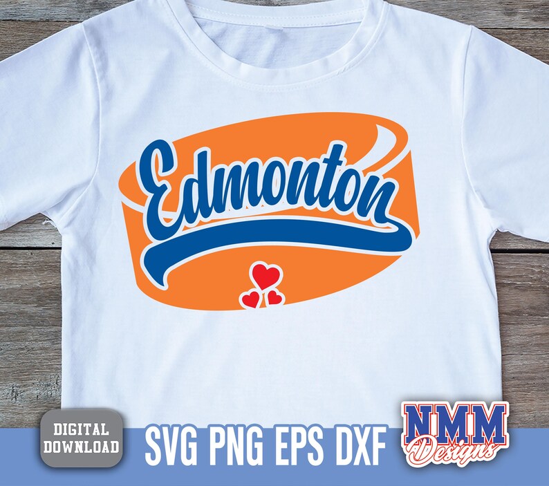 Edmonton Hockey Puck SVG: Vinyl Cut File (digital Download) - Etsy Canada