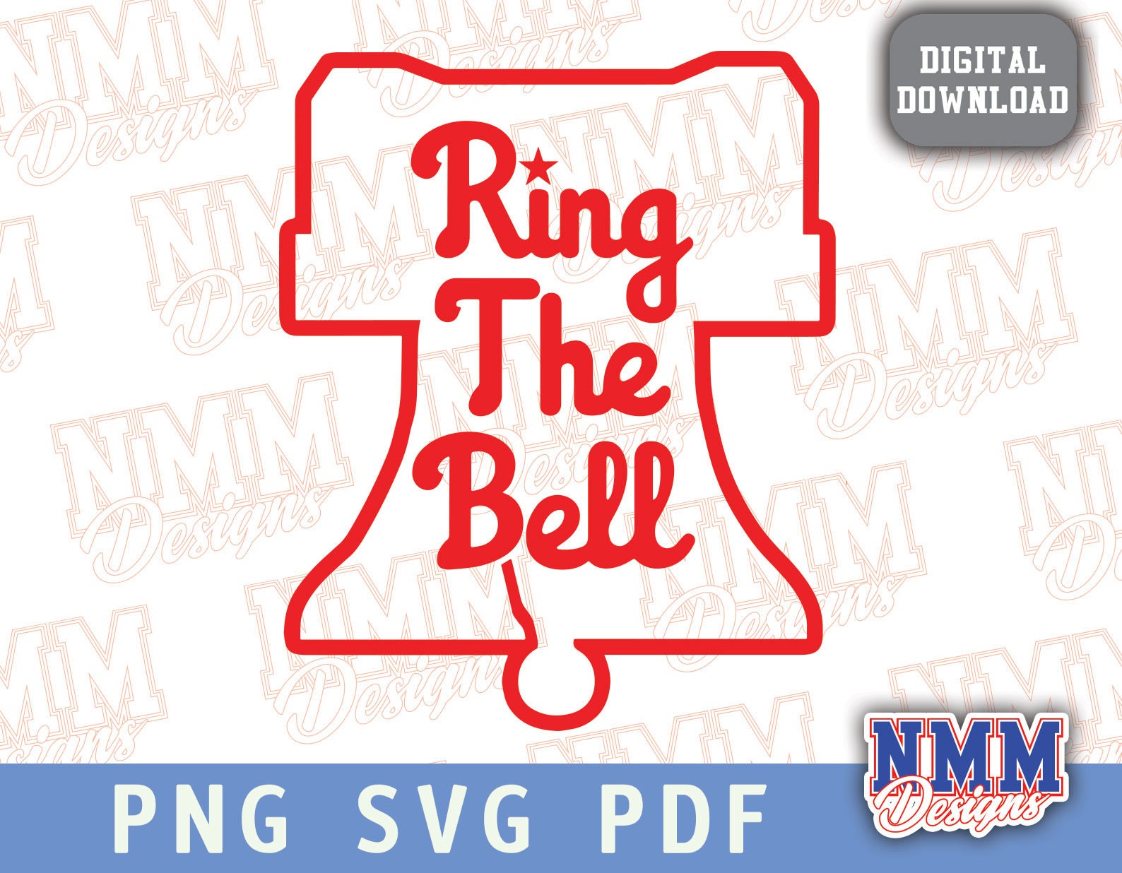 Philly Sports "Ring The Bell" SVG: Baseball, Football, Soccer (Digital Download)