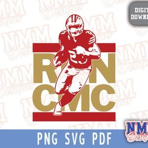 Run CMC McCaffery svg png, pdf, svg Dateien für Cricut, Vinylschnittdatei, für Shirts und Tassen, Aufbügeln für den Schulsport