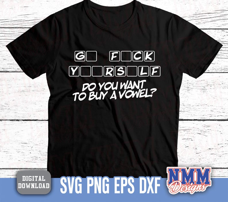 Funny Sarcastic F*CK SVG: Adult Humor Cricut Cut File (Digital Download image 5