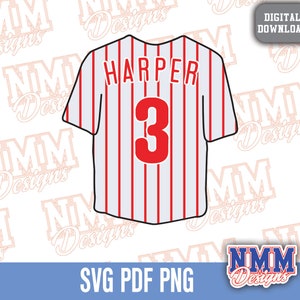 Camisa Harper svg png, pdf, arquivos svg para cricut, arquivo de corte de vinil, para camisas e canecas, ferro em esportes escolares