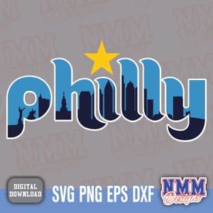 Arquivos svg do Philly Sports Liberty Bell para cricut, arquivo de corte de vinil, ferro em beisebol futebol futebol cidade Filadélfia