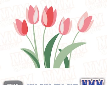 Tulip Flower SVG: Floral Decoration Cut File (Digital Download)