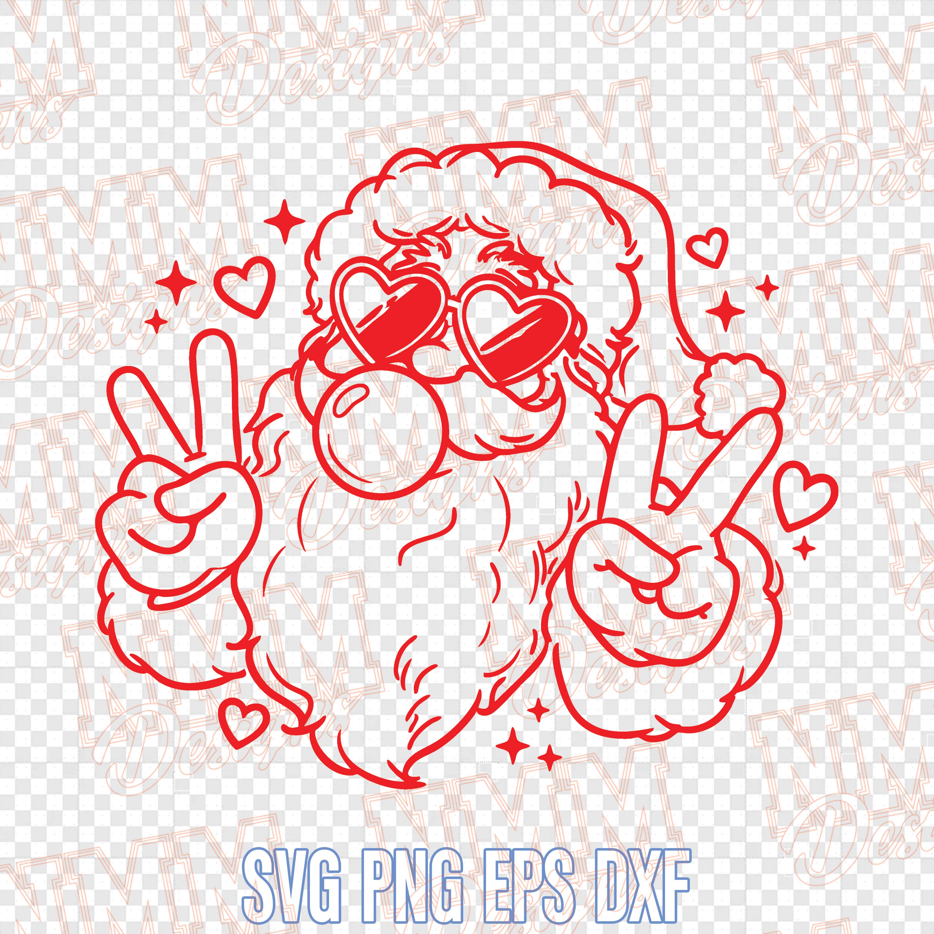 Retro Santa Bubble Gum SVG, Funny Christmas Clipart (digital
