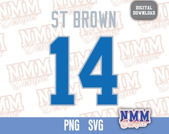 Koszulka St Brown SVG: plik Cricut Cut (pobranie cyfrowe)