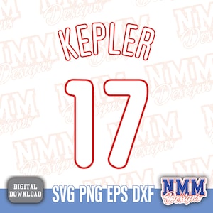 Kepler Jersey svg png, pdf , svg Dateien für Cricut, Vinylschnittdatei, für Shirts und Tassen, Aufbügeln für den Schulsport