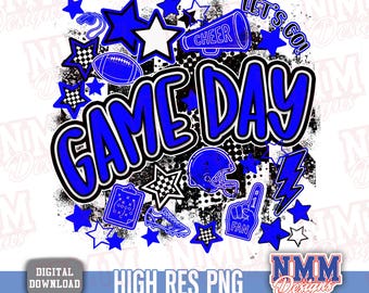 Game Day Football PNG Bundle, Touchdown Season Png, Football Team Colors, Girly Fall Football Mom Png, Glitter Football Png, Team Spirit