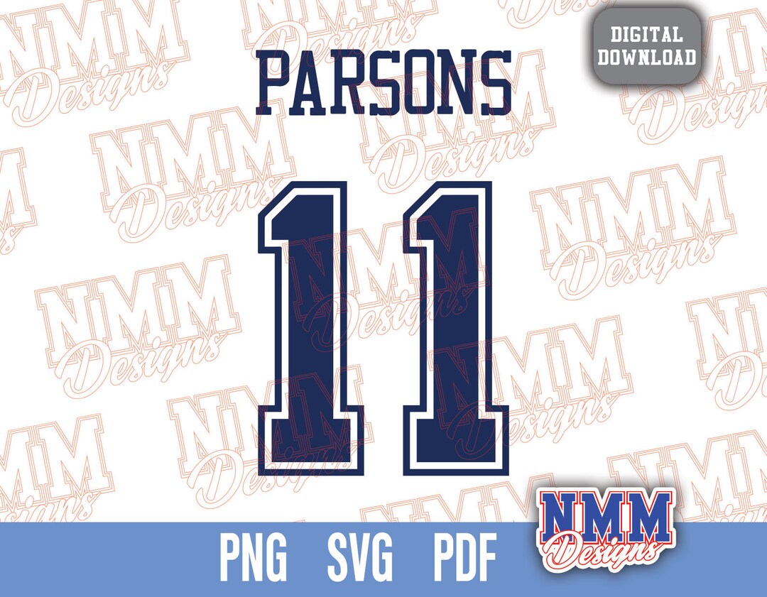 Parsons Jersey Svg Png, Pdf, Svg Files for Cricut, Vinyl Cut File, for Shirts and Mugs, Iron on