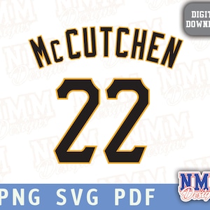 McCutchen Jersey SVG: Cricut Cut File (Digital Download)