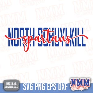 Gráfico SVG PNG de North Schuylkill / Deportes escolares para espíritu de equipo y equipo para fanáticos