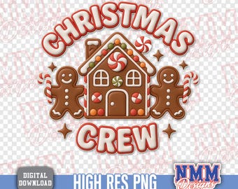 Christmas Crew PNG, Christmas Clipart (Digital Download)