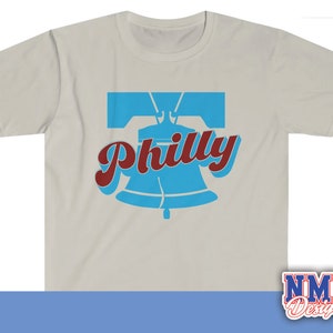 Philly Bell Philadelphia Baseball Unisex Softstyle T-Shirt