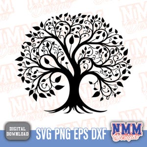 Family Tree SVG PNG Clipart Bundle for Cricut & Silhouette, Ancestry Tree Design, Digital Download for DIY Crafting