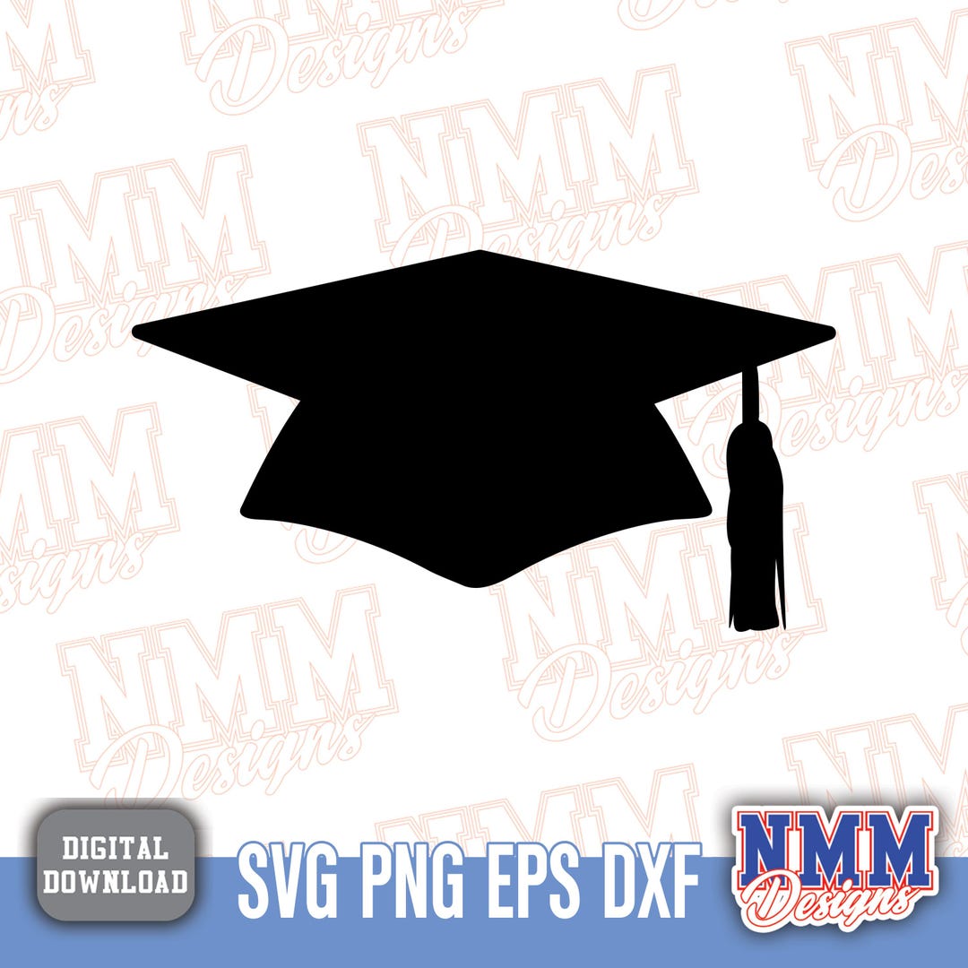 Graduation Cap SVG Cut File: Senior Graduate Clipart (digital Download ...
