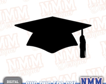 Graduation Cap SVG Cut File: Senior Graduate Clipart (Digital Download)