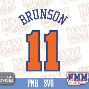 Maglia Brunson in formato svg png, file svg per cricut, file di taglio in vinile, per magliette e tazze, stirabile, sport scolastici