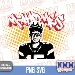 Mahomes SVG-PNG cor-Mahomes PNG-Mahomes 13 segundos-Mahomes Grim Reaper-Pom Poms