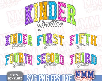 Preppy Back to School Floral PNG Bundle: Retro Teacher Shirt Designs (Digital Download