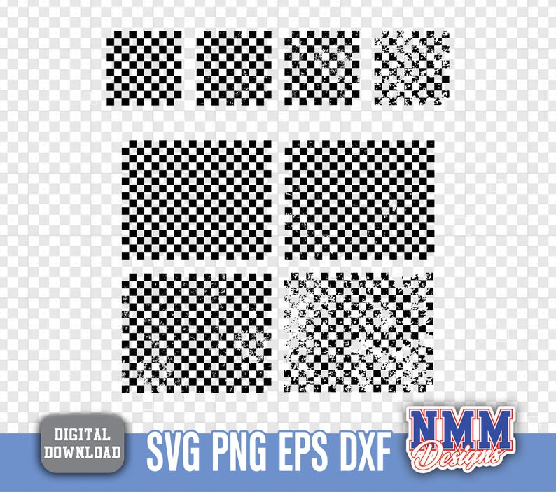 Check Box Pattern Svg Checkered Pattern SVG | Seamless Checkerboard Cut File (digital ...