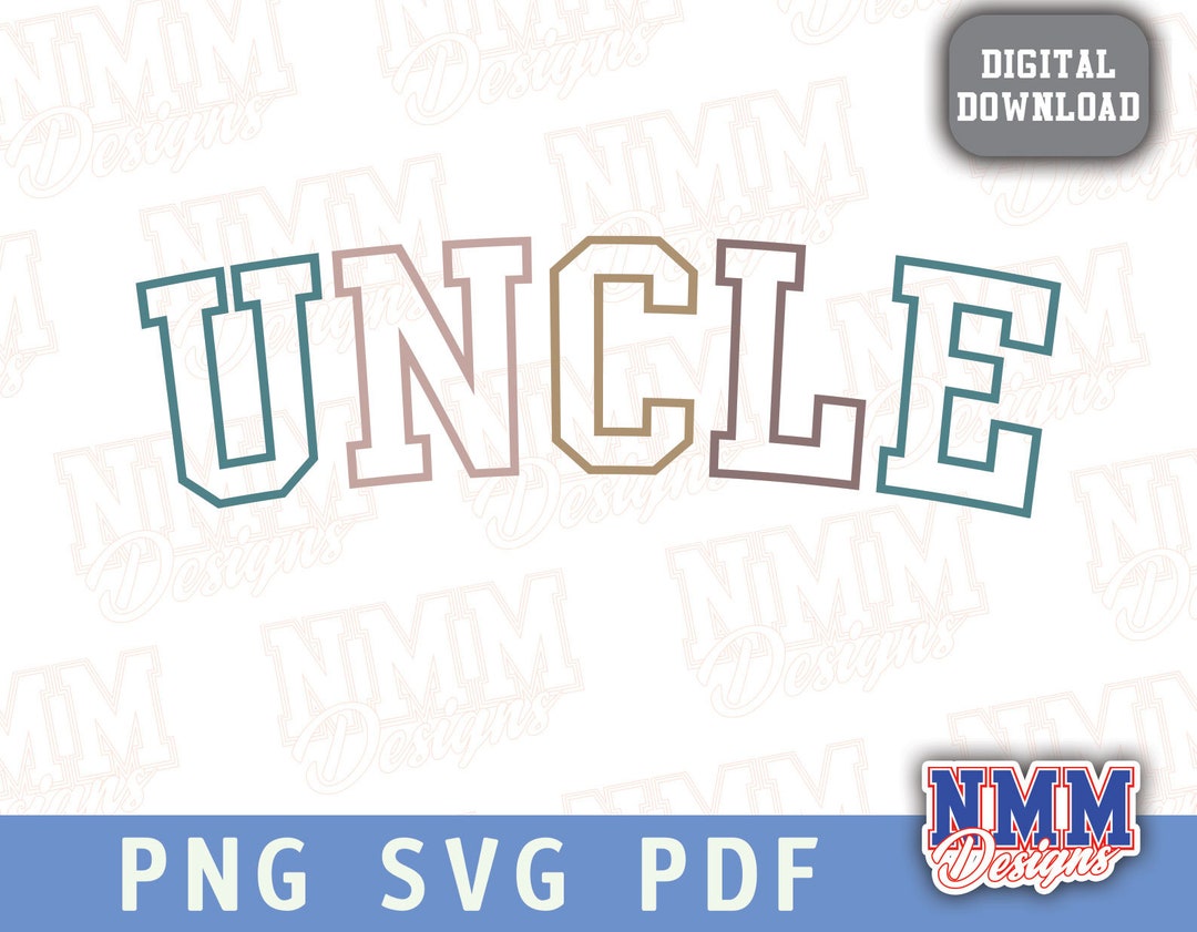 Uncle SVG PNG: Trendy Shirt Design (digital Download) - Etsy