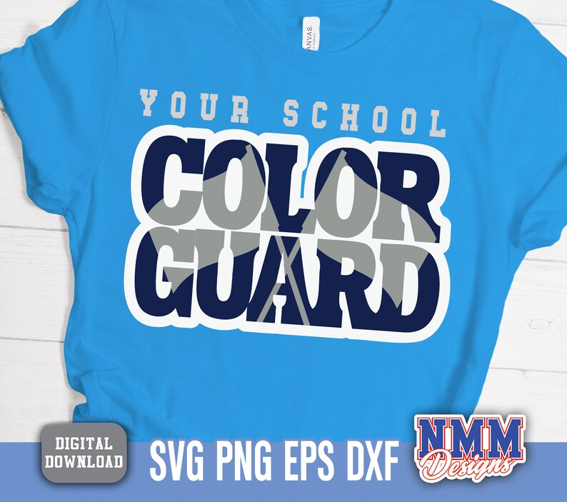 Color Guard SVG: Customizable SVG Files (digital Download) - Etsy