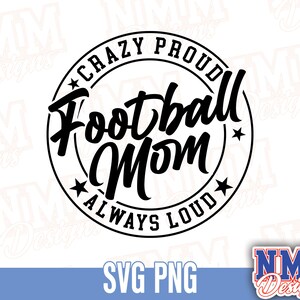Fußball SVG für Cricut & Silhouette - Fußball Mama Schnittdateien, Sport Mama Design PNG, Tailgate Shirt DIY Handwerk